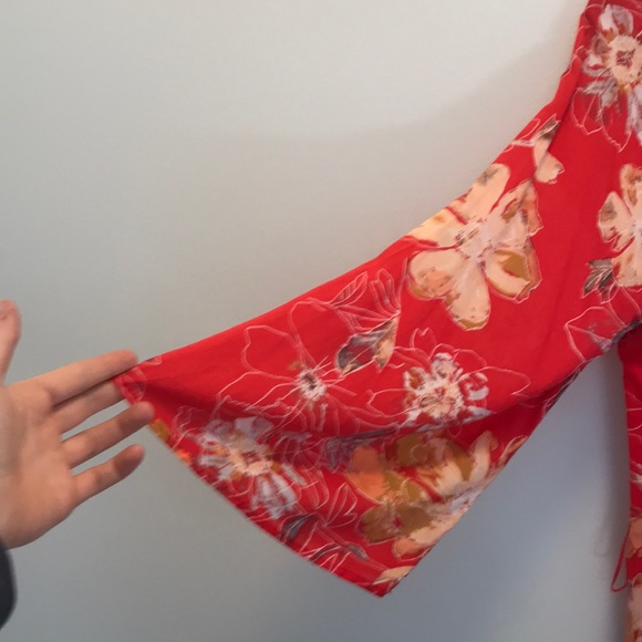 Free People Eyes on You Floral Dress in Poppy - Picture 9 of 10